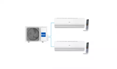 Мульти-сплит система Haier LIGHTERA 2U50S2SM1FA-3 / AS12NS6ERA-W + AS12NS6ERA-W