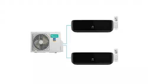 Мульти-сплит система Hisense PREMIUM FM DC INVERTER AMW2-18U4RXC / AMS-09UW4RVETG00(B) + AMS-09UW4RVETG00(B)