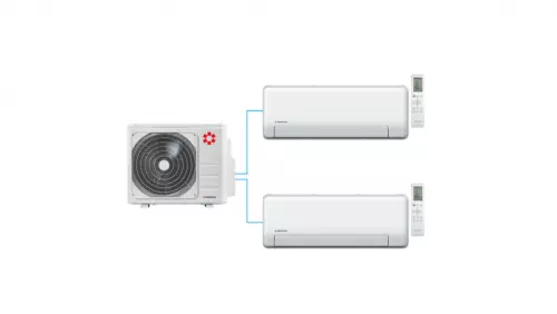 Мульти-сплит система Kentatsu SEMPAI DC Inverter K2MRB50HZRN1 / KSGPА26HZRN1 + KSGPА26HZRN1